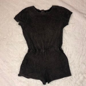 Edgy Grey Romper